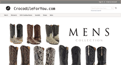 Desktop Screenshot of crocodileforyou.com